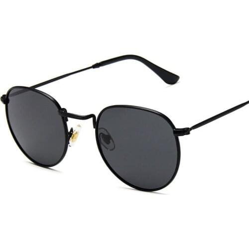 2021New Round Metal Frame Retro Sunglasses Men And Women Brand Designer Outdoor Sports Driving Fishing Glasses UV400