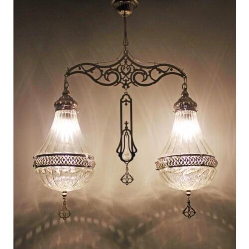 Amazing turkish chandelier,decorative vintage mid century pyrex hanging lamp,pendant turkish lamp