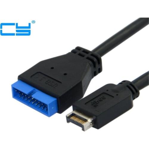 USB 3.1 Front Panel Header to USB 3.0 20Pin Header Extension Cable 30cm 0.3 for ASUS Motherboard