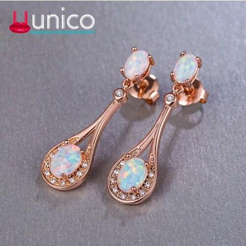 Uunico Europe 2018 new women protein synthesis Opal Earrings