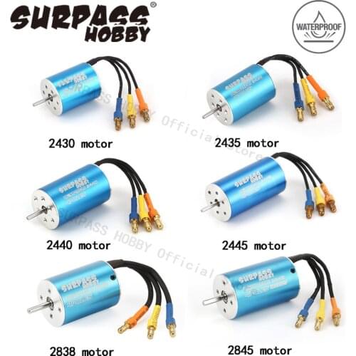 Waterproof 2430 2435 2440 2445 2838 2845 Brushless Motor for Wtloys Remo Hobby XLH Timaya Redcat 1/12 1/14 1/16 1/18 RC Car Boat