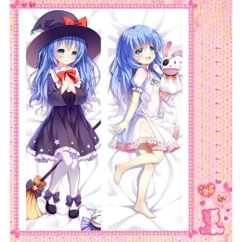Japanese Anime Cartoon Date A Live yoshino Double sided hugging Pillow Case Cover Pillowcase Peach Skin 2 way 16330