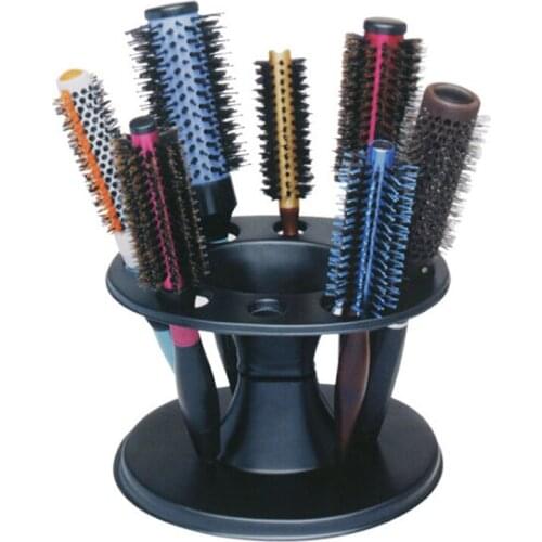 1Pc Round Hair Tools Stand Salon Brushes Scissors Iron Roll Comb Accessories Holder Hair Styling Tools
