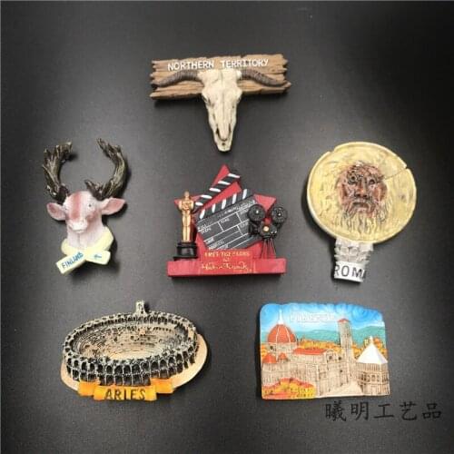 5 pieces a lot)Many countries resin refrigerator