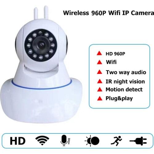 HD 960P Wireless IP Camera Wifi IR-Cut Night Vision Two Way Audio P2P Video Surveillance Security Camera Wi-Fi Micro SD Card