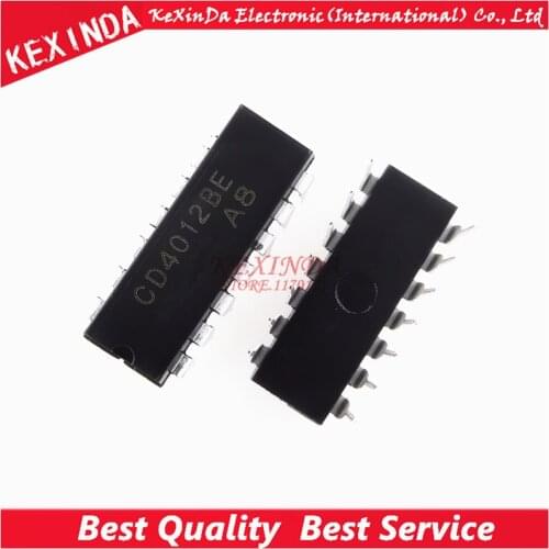 CD4012BE CD4012B CD4012 DIP-14 IC 50pcs/lot FreeShipping