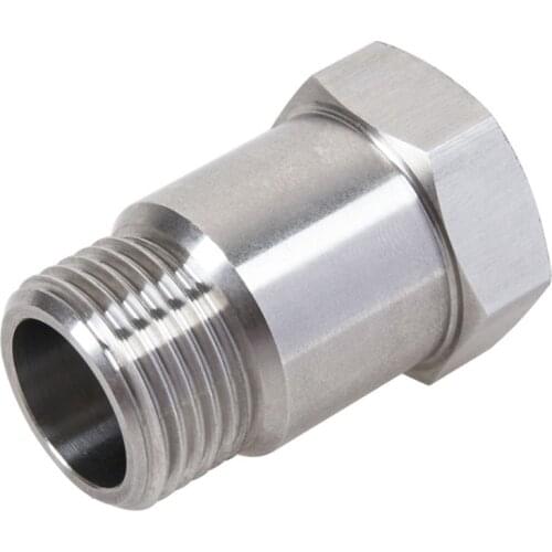 Oxygen Sensor Angled Extender Spacer Bung Extension Internal Thread M18 x1.5 Compatible with Motorcycles Racing Cars