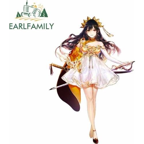 EARLFAMILY 13cm x 9cm For Anime Creative Car Sticker Car Accessories Decal Funny Graffiti Scratch-Proof Personality Decoration