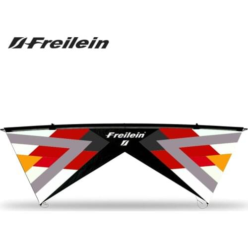 Freilein 2.42m Quad Line Stunt Kite for Adults Flying Outdoor Sport 16 Colors X Vented Beach Kite Ripstop PC31 Mylar Laminate 1C