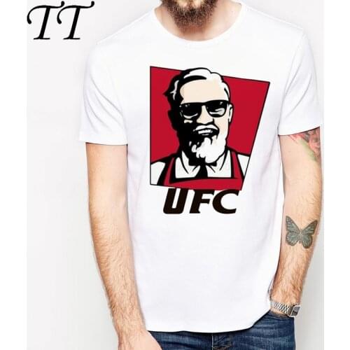 Conor mcgregor t shirt men fashion tshirt punk rock clothing short sleeve men tee shirts cool male t-shirt anime man tops