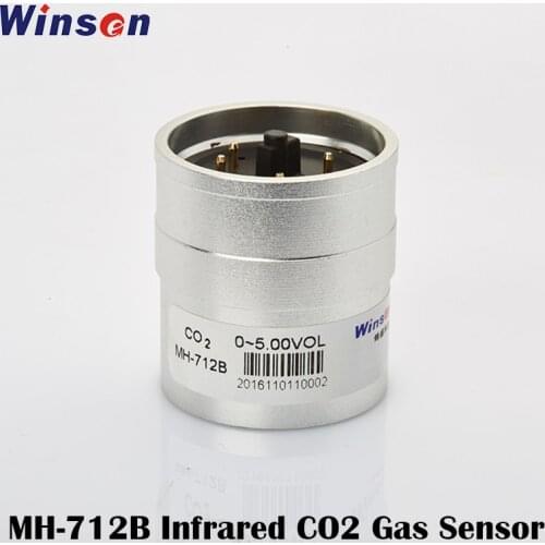 1pc Winsen MH-712B Infrared CO2 Sensor High Sensitivity and Resolution, Low Power Consumption, Fast Response Long lifespan