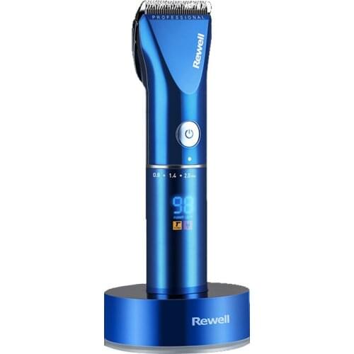 Professional Electric Hair Clipper Titanium F17 Rechargeable Hair Trimmer For Men Beard Shaver Hair Cutting Machine LED Display