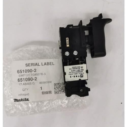 Switch 650625-6 for MAKITA 651090-2 HR2631FT HR2630T HR2630 HR2611F HR2610 HR2601 HR2320T HR2300 HR2611FT HR2601 HR2600
