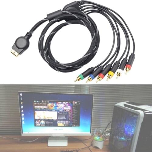 Professional Component AV Cable (6 Feet) High Resolution HDTV Component RCA Audio Video Cable Compatible with PS3, PS2