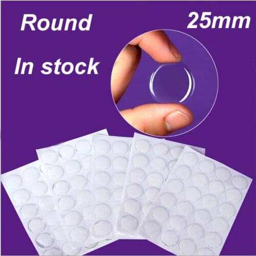 10pcs Clear Round Epoxy Domes Resin Stickers 25mm For Photo Craft Jewelry Make(K05338)