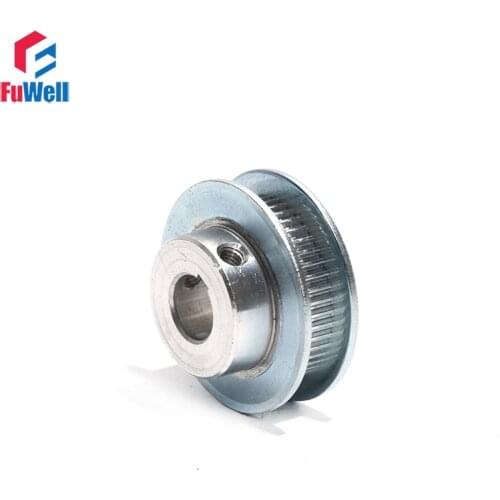 S2M-44T Aluminum Alloy Timing Pulley 8/10/12/14/15mm Bore Toothed Belt Pulley with Keyway S2M 44Teeth Synchronous Pulley