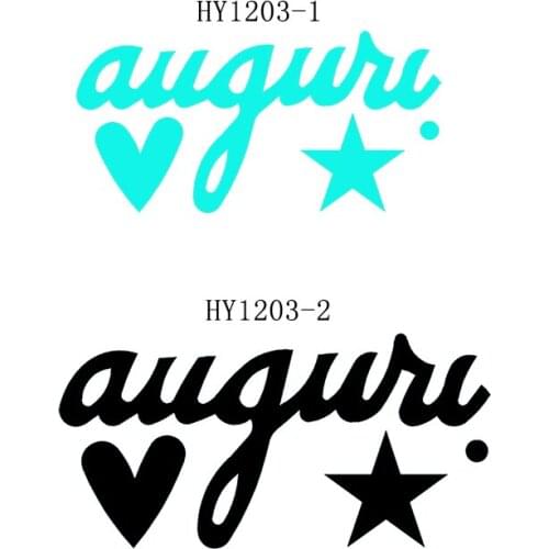 Wish letter cutting dies 2019 new die cut &wooden dies Suitable for common die cutting machines on the market