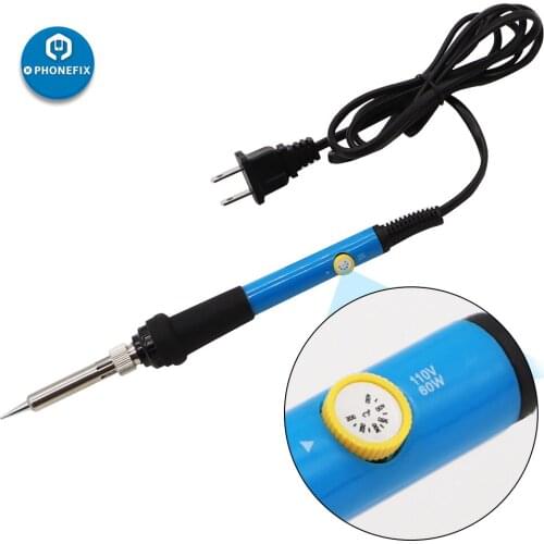 High Quality 936 Electric Soldering Iron Heating Scraper with CPU UV Blade for Phone Glass Back Cover UV Glue Removal Tool