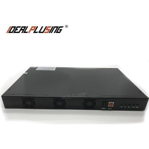 Factory production 19 inch 1U rack pure sine wave inverter 48VDC 1KVA 220VAC 800w has complete protection functions