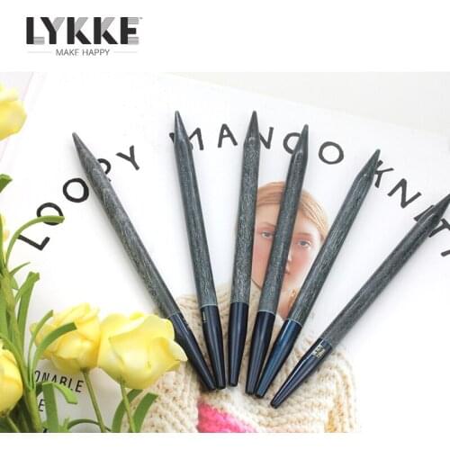 1 piece Lykke Indigo 5 inch (11.5cm) interchange Circular Needle Tips