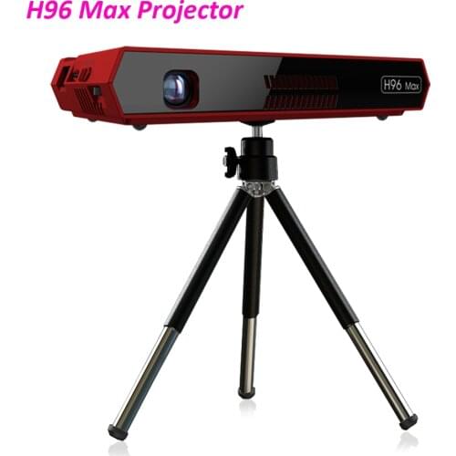 2pcs H96 Max Mini DLP 4 k Projecteur Octa Core Android Portable Home Video Theater Bluetooth HD-IN 5G WIFI TV Box 2GB 16GB DHL