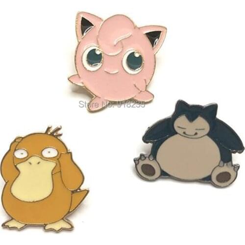 20/Lot 3 Styles Sno Psy Jig Badge Brooch Figures Pin For Lapel Action Figure Toy