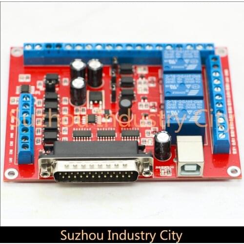 6Axis MACH3 CNC breakout board interface adapter board for stepper motor driver motion control card