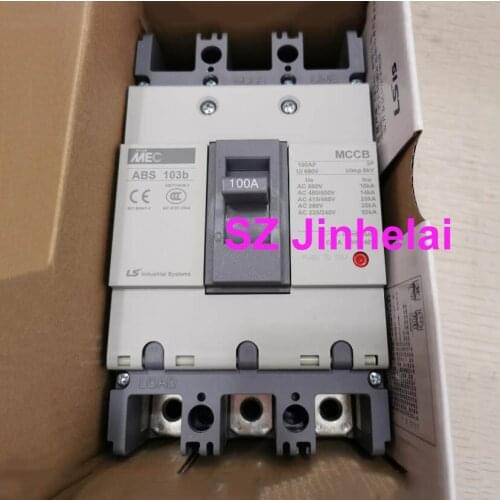 ABS103b Authentic original ABS 103b LS Molded case circuit breaker ABS-103B Air switch 3P 15A/20A/30A/40A/50A/60A/75A/100A