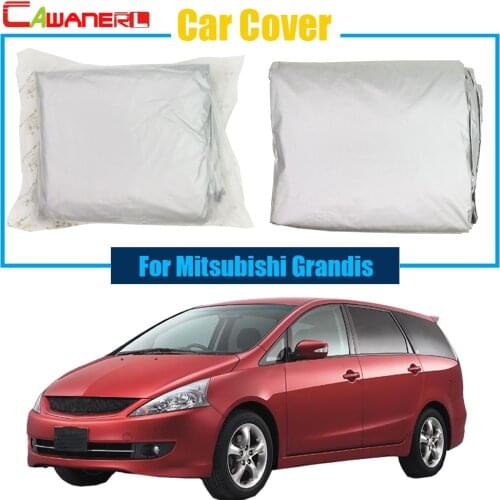 Cawanerl Car Cover Sun Shield Snow Sun Rain Resistant Protector UV Anti Cover For Mitsubishi Grandis Free Shipping