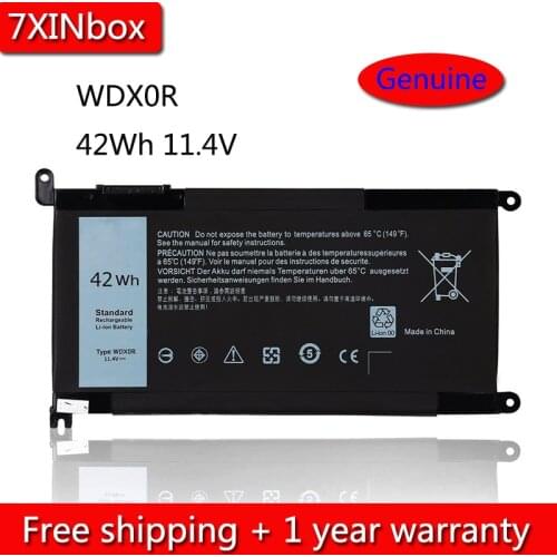 7XINbox 42Wh 11.4V WDX0R T2JX4 Battery For Dell Inspiron 15 5568 5567 7560 13 7368 17 5767 5765 3CRH3 I7368-0027 WDXOR CYMGM