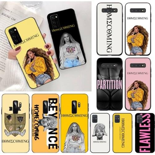 CUTEWANAN Beyonce Homecoming Soft Silicone TPU Phone Cover for Samsung S20 plus Ultra S6 S7 edge S8 S9 plus S10 5G lite 2020