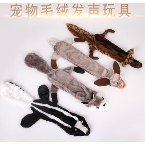 Dogs plush puzzle durability molar voice toys teeth cleaning suction smelly animal model