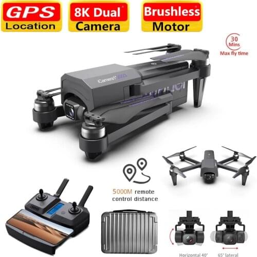 Profesional Drone 2-axis Anti-Shake Gimbal Camera 5G 8K GPS Brushless Motor Quadcopter Option Flow Smart Follow 5KM Distance Toy