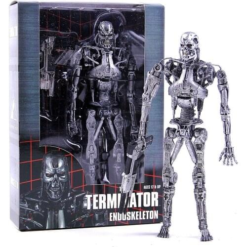 NECA The Terminator 2 Action Figure T-800 Battle Across Time Arnold PVC Action Figures Toy Collectible Model Dolls 7"18cm