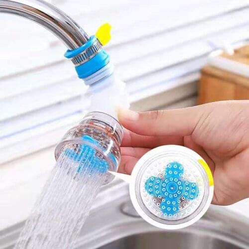 Kitchen Faucet Filter Telescopic Nozzle Anti Splash Tap Water Filter Rotary Splash Proof Household Water Saving Spray Nozzle