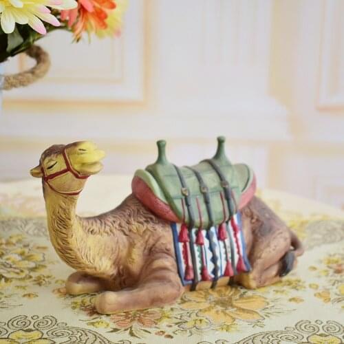 Ceramic camels statues figurine for home party wedding office Christmas decorations birthday festival gifts