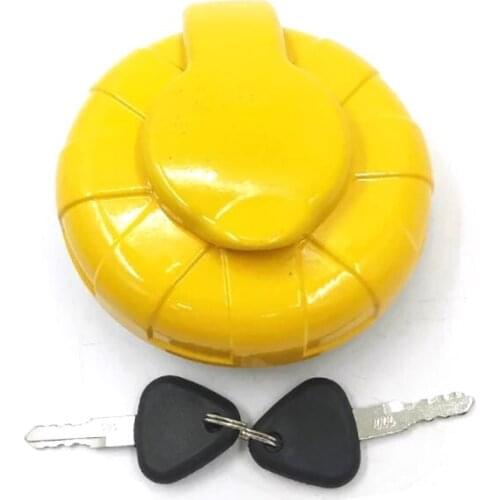 Excavator Diesel Fuel Tank Cap with Two Keys For Volvo Excavator EC SDLG 60/80/120/140/210/240/290/360/480 Excavator Diesel Lid