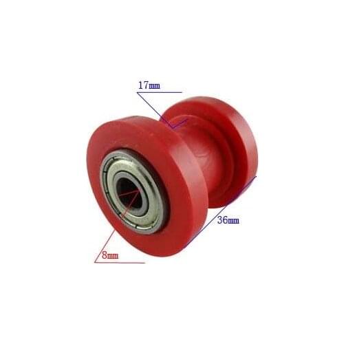 Motorized Bicycle 10mm Red Pulley Chain Tensioner Roller 49cc 60cc 66cc 80cc