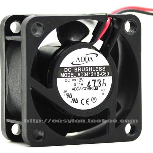 NEW ADDA AD0412HB-C50 DC12V 0.11A Double Ball bearing cooling fan
