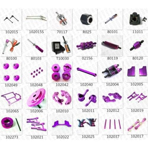 HSP Spare Parts Acessories Upgrade Aluminum Alloy For HiSpeed Himoto 1/10 4WD R/C Model Car On Road Baja SONIC Nitro Power 94102