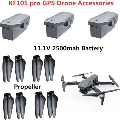 11.1V 2500mA Battery Propeller For KF101 Pro 5G GPS Brushless Drone Accessories KF101 Drone Parts KF101 Pro Blades And Battery
