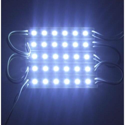 Backlight Led Module For Billboard LED lamp light 5050 SMD 6 LEDs 120 Lumen Green/Red/Blue/Warm/White Waterproof IP65 DC12V