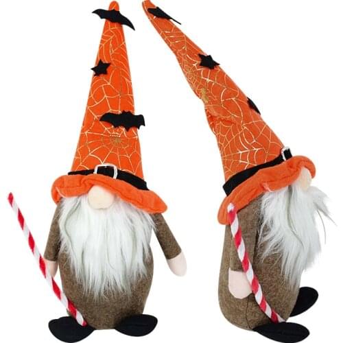 Halloween Decoration For Home Faceless Doll Gnome Swedish Elf Dwarf Horror Haunted House Party Desktop Decor Children Toys Gifts