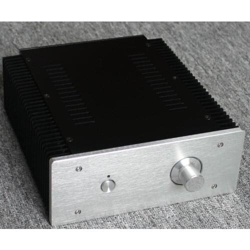 W230 H90 D260 Aluminum DIY Power Amplifier Chassis Rear Class A Tube Amplifier Housing Preamp Amp Headphone DAC Box Heat Sink