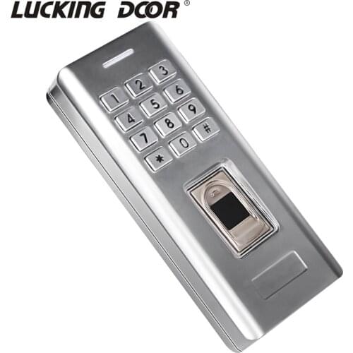 Metal Case IP66 waterproof access control fingerprint 125khz ID Card Rainproof integrated card reader Electronic Door Lock Reade