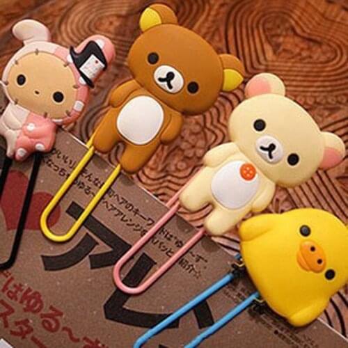 Hot Sale Cartoon Bookmark Book Paper Clip School Teacher Page Holder Stationery Office Supplies Friends Christmas Gifts