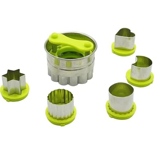 1 Set Cookie Cutters Round Star Metal Molds Cutters for Kitchen Baking