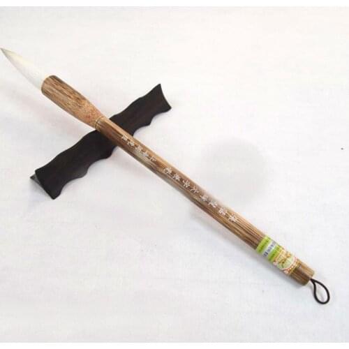 1pc Chinese Zhang MengLong Calligraphyer Staly Wei Rubbings Big Ink Calligraphy Brush Couplet