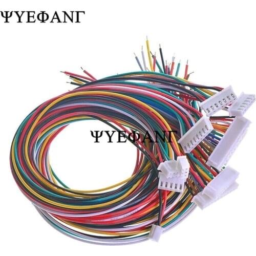 200pcs/lot 26AWG JST XH2.54 4Pin XH-2.54 Pitch 2.54mm Connector Plug With Wire Cable 50cm Length