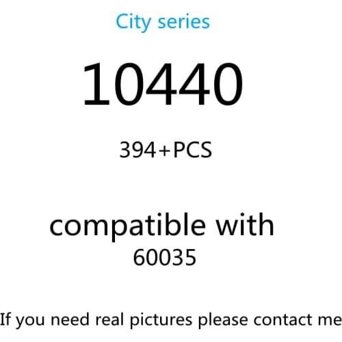394PCS 10440 Building Block Toy City Series 60035 Assembled Building Block Childrens Toy Gifts